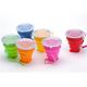 Portable Retractable Silicone Drinking Cups 300ml Capacity For Travel