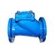 PN10 Flange Ends Ball Check Valve QT450 HQ41X Rubber Multi Channel