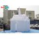 White 210D Oxford Cloth Inflatable Bouncy Castle For Children Customized Size