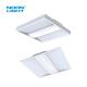 High CRI 80 LED Troffer Lights White Powder Painted Steel 50000hrs