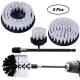 5Pcs/Set Power Scrubber Drill Brush Car Cleaning Brush For Glass Tire Wheel Rim Cleaning Detailing Brushes