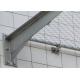 SUS316 Stainless Steel Cable Mesh Fence With 2.5mm Rope Wire Weather Resistance