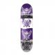 The Heart Supply Bam Margera Dark Light Purple / White Complete Skateboard - 7.75 x 31.5