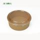 PET Lid Biodegradable Paper Bowl Custom 750cc Food Grade Waterproof