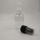 Transparent PET Plastic Spray Bottle For Smooth Surfaces Capacity 10ml 15ml 30ml 50ml 60m 70ml 100ml 200ml 500ml