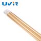 200-10000w Uvir Gold Coating Twin Tube Quartz Lamp Irp Infrared Lamp For Printing Machine