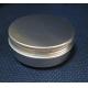 Aluminum Round Cosmetic Packaging/Cream Jar /Aluminum Jars With Screw Cap-120G & 120ML 