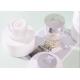 Silver Printing Plastic Cosmetic Jars 30ml 50ml 80ml 100ml Face Mask Container With Spoon