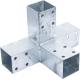 5mm Hot Dipped Galvanized Pergola Connector Plates Standard or Nonstandard