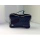 Blue 420D Polyester Travel Cosmetic Bags Makeup Storage Bag With Handle