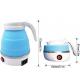 Travel Portable Foldable Electric Kettle, 0.6L Small Collapsible Hot Water Boiler For Coffee Tea