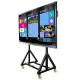4K 65 Inch 20 Points Touch Screen LED Flat Panel Interactive Whiteboard For Conference Meetting