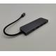 Aluminum Alloy USB Type C Adapter Hub 150mm Length For Mac Book / Laptops / Tablets