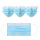 Anti Droplet Disposable Blue Earloop Face Mask With Adjustable Nose Piece