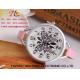 Colorful leather band butterfly customize dial fashion ladies watch