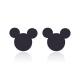 New Fashion Cute Mickey Earrings Black Children Kids Jewelry Cartoon Mouse Animal Stud Earrings