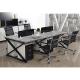 4 Person and 6 Person Combination Office Furniture for Collaborative Modern Workspace
