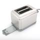 900W Stainless Steel Double Long Slot Sandwich Pop Up Toaster