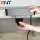 Office use clamp on table edge table socket box with usb charger