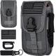 Tactical Cell Phone Holster Pouch, Tactical Smartphone Pouches Cellphone Case Molle Gadget Bag Molle Attachment Belt