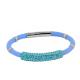 Factory Direct Stainless Steel High Quality Silicone Bracelet Bangle LBI120-2