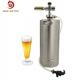 4L Single Wall CO2 Mini Keg Dispenser With Flexible Beer Tap