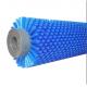 Blue PP Nylon Industrial Roller Brush For Fruit And Vegetable Cleaning ODM
