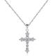 Rope Chain Trendy Cross Necklace 316L Stainless Steel Fashion Jewelry Necklaces