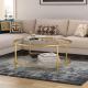 Durable Round Glass Coffee Table Living Room Furniture 17 H X 36 L X 36 W