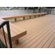 Weather Resistance Composite Wood Park Bench With Wood Plastic Composite Material