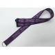 Purple color customized profesionnal  sublimation lanyards with any  logo on it