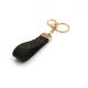 2cm Wide Custom Leather Keychains Brown Printing For Clothes OEM ODM