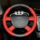Red Custom Steering Wheel Cover for Ford Kuga 2008 2009 2010 2011 Focus 2 2005 2006 2007 2008 C-MAX Ford Transit 2010 2011 2012