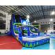 Palm Tree Jumping Castles Outdoor Inflatable Water Slides With Pool