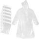 0.014mm Thick Adult Emergency Waterproof Rain Poncho With Hood