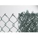 Green Vinyl Coated Chain Link Fence Corrosion Resistant For Playground