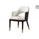 Indoor Open Back Upholstered Restaurant Chairs with Maple Veneer Backrest