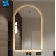 LED Backlit Bathroom Mirror Anti Fog Full Length Mirror Customization