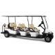 Rear Drum Brake 6 Passenger Electric Golf Cart With Foldable Windshield