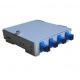 Metal shell FTTH customer terminal box 4 or 8 ports for FC,SC,ST,LC adapter