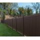 Rigid White Privacy Two-tone Vinyl Fence For Yard Fence Home Sercurity Picket Vinyl Fence