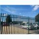 Outdoor Green Metal Palisade Fencing Hot Dip Galvanized