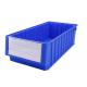 NO Foldable PP Plastic Storage Bin with Divider for Industrial Warehouse Organization