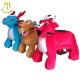 Hansel stuffed ride electric animals and plush toys stuffed animals on wheels with electric walking animal on toy