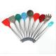 Ergonomic Silicone Kitchen Utensil Sets OEM Available With SS Blade