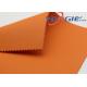 Long Lasting Orange  100% Vegan Car Leather Fabric  Tearproof 0.5mm For Pillow Covers