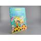 Blue Gold Foil Stamping Board Books For Toddlers , Cartoon Figure Kids Board Books