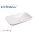 Chaozhou Popular Design Easy Cleaning Ceramic Basin Avove Counter Basin Sink With White Finish AB182