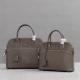 high quality ladies cowskin shell bags 27cm 31cm grey designer handbags women luxury handbags famous brand handbags
