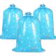 LDPE Blue Plane Giant Plastic Gift Sacks Heat Seal For Birthday